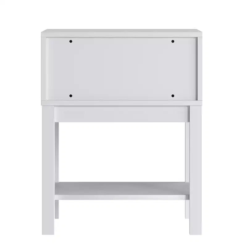 Table de chevet en bois, table d'appoint de chambre avec tiroir de rangement et étagère pour enfants