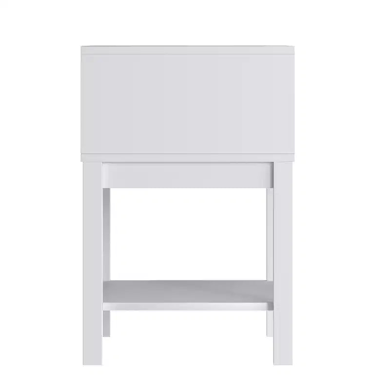 Table de chevet en bois, table d'appoint de chambre avec tiroir de rangement et étagère pour enfants