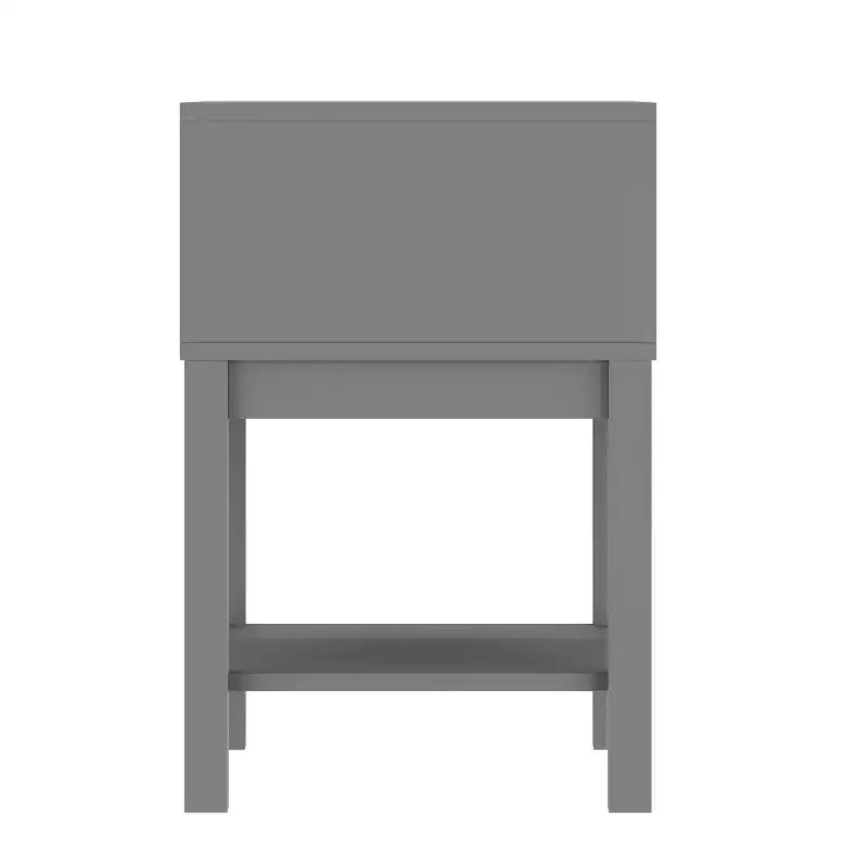Table de chevet en bois, table d'appoint de chambre avec tiroir de rangement et étagère pour enfants