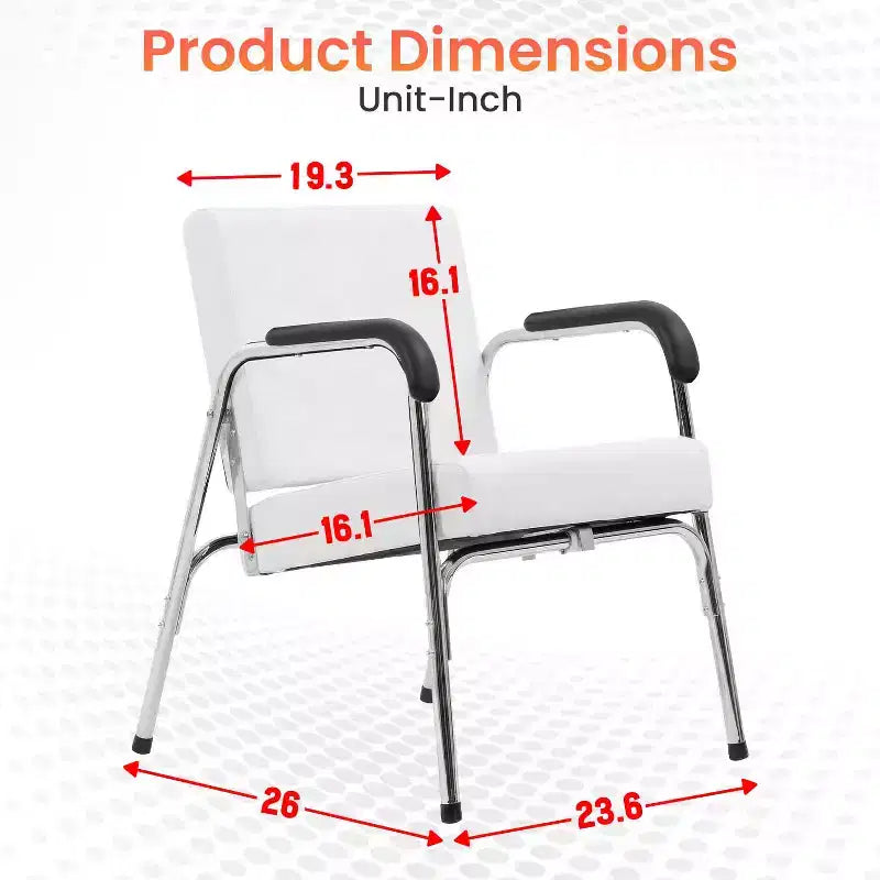 Nouveau Fauteuil de Lavage Auto Inclinable Noir, Tendance et Moderne, pour Barbiers, Spas et Salons de Beauté