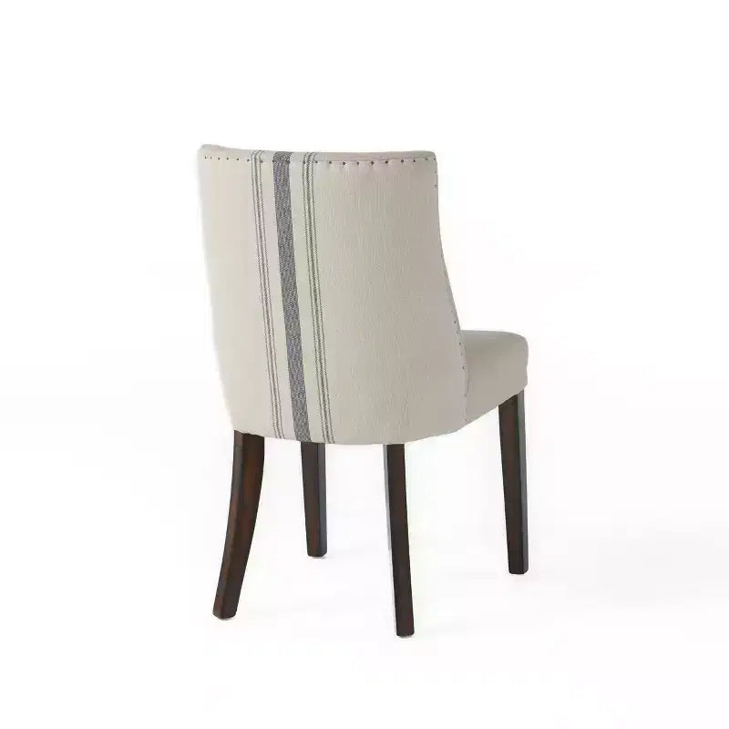 Chaises de salle à manger contemporaines en tissu rembourré