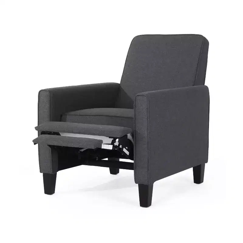 Fauteuils inclinables contemporains rembourrés à dossier poussoir