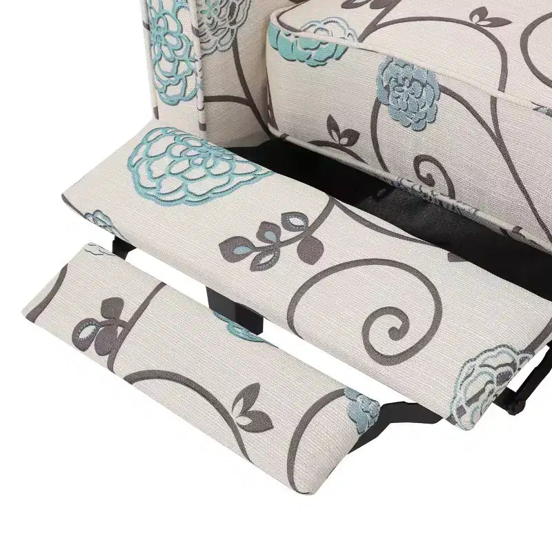 Fauteuils inclinables contemporains rembourrés à dossier poussoir