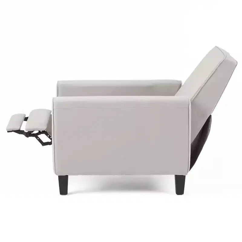 Fauteuils inclinables contemporains rembourrés à dossier poussoir