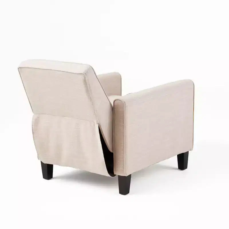 Fauteuils inclinables contemporains rembourrés à dossier poussoir