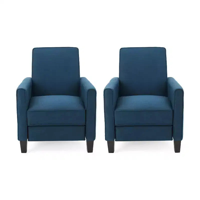 Fauteuils inclinables contemporains rembourrés à dossier poussoir
