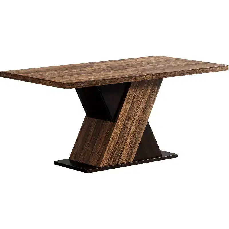 Lantine 55-Inch Farmhouse Rectangle Dining Table for 4-6 People