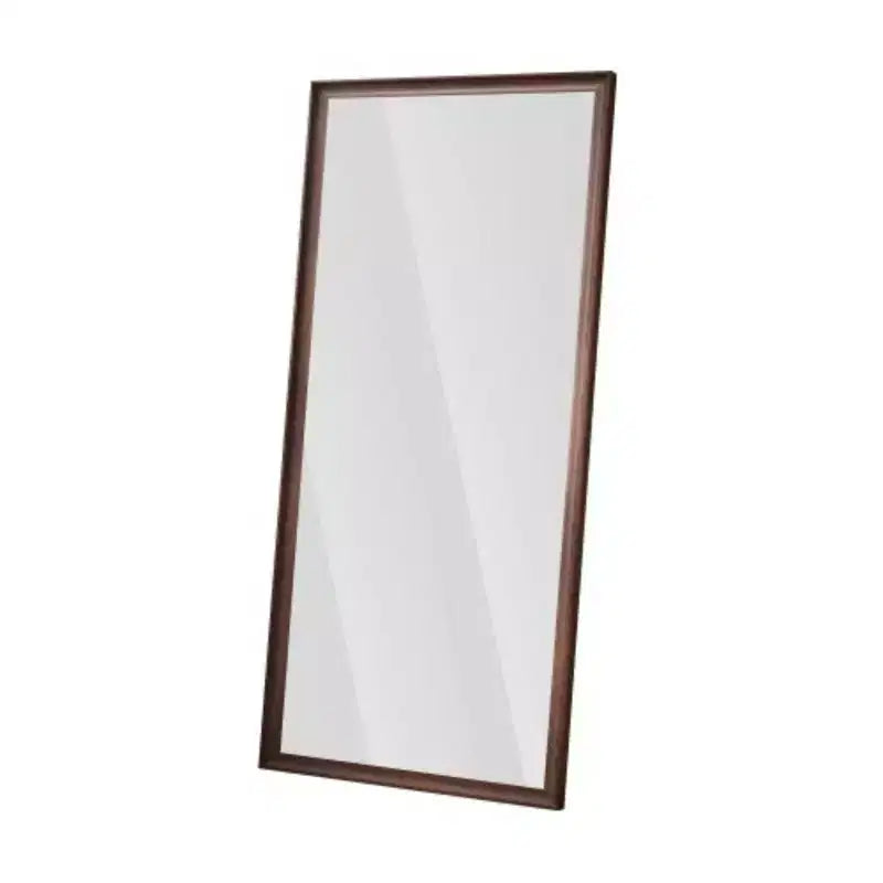Miroir mural grand format à cadre aspect bois : Vintage, élégant, grand et haut - Décoration d'intérieur moderne