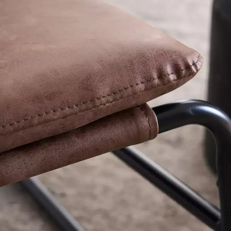 Chaise d'appoint à cadre en métal, fauteuil de salon de style minimaliste pour salon, chambre, bureau, appartement avec cadre en métal solide