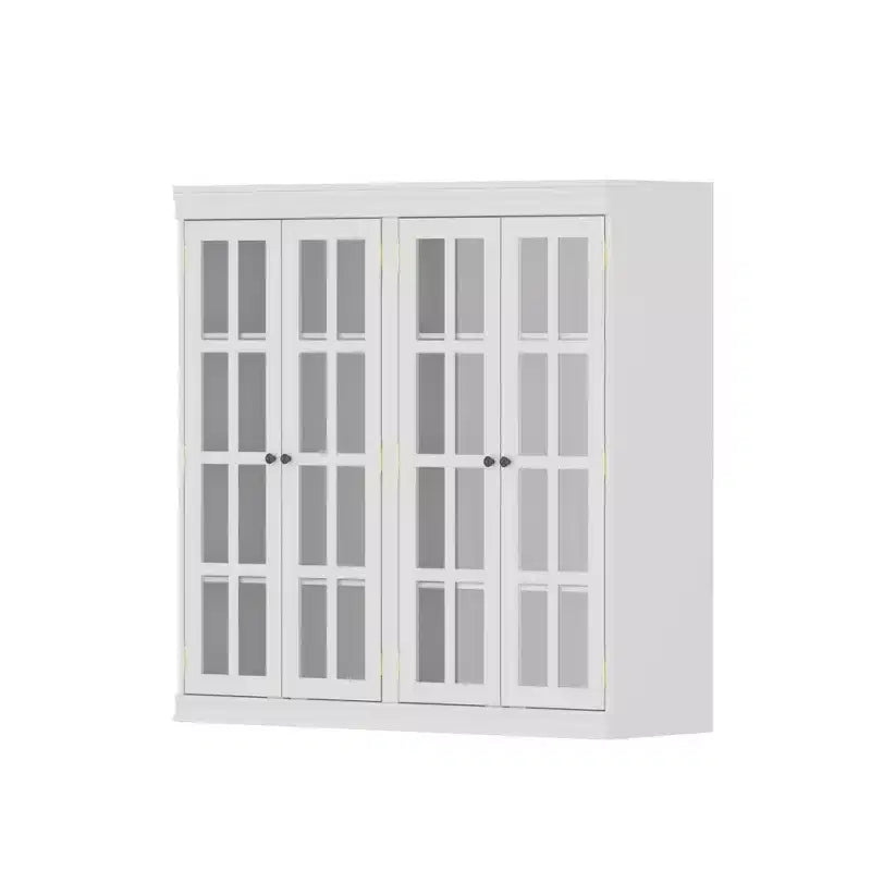 Vitrine élégante en verre trempé blanc – Libérez