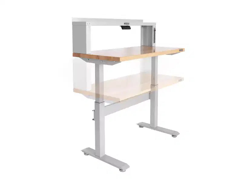 Table d'établi électrique à hauteur réglable, robuste, de 48 pouces