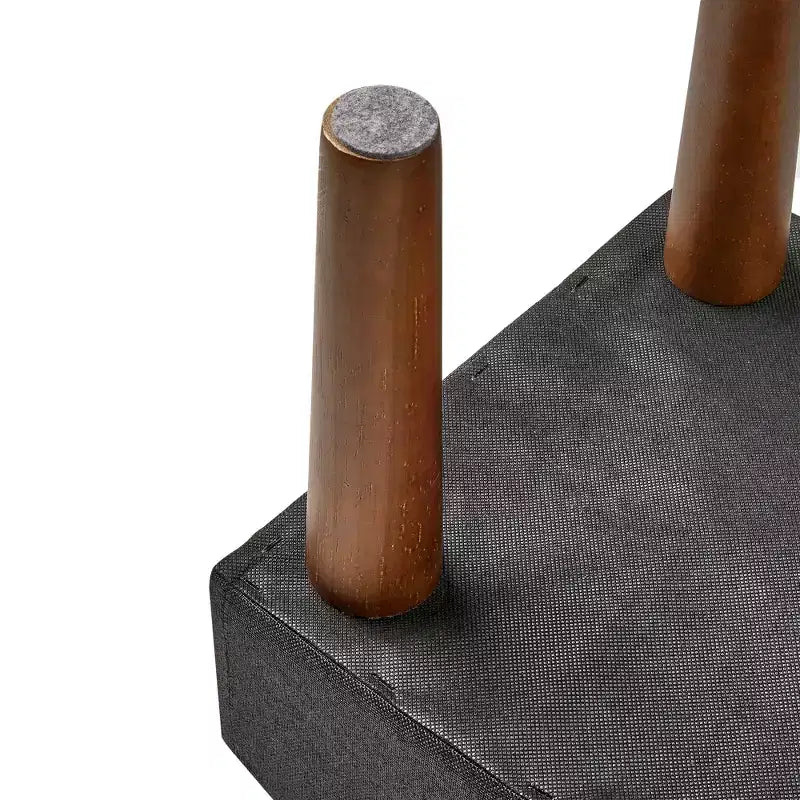 Petit tabouret repose-pieds capitonné, pouf repose-pieds rembourré avec pieds