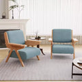 BALHAM TRADE-Set of 2 Modern Solid Wood Velvet Upholstered Accent Chair for Comfort in Living Room