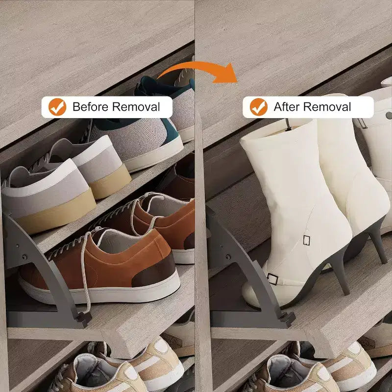 Meuble à chaussures en bois à 6 tiroirs avec étagère réglable