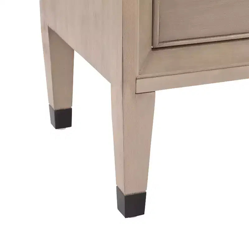 Table de chevet moderne en bois à 2 tiroirs