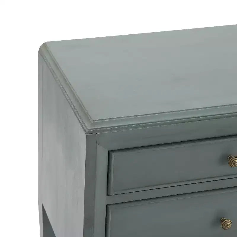 Table de chevet moderne en bois à 2 tiroirs