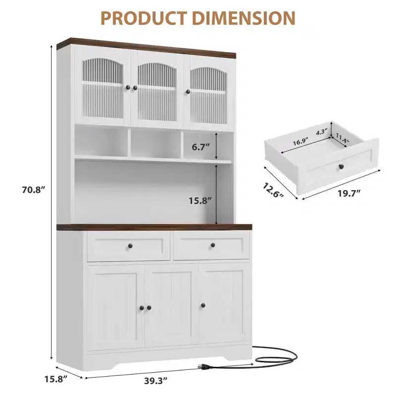71 Armoire de cuisine avec station de charge