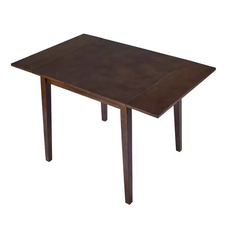 Table de salle à manger extensible 29-45 avec rallonges et pieds en bois d'hévéa