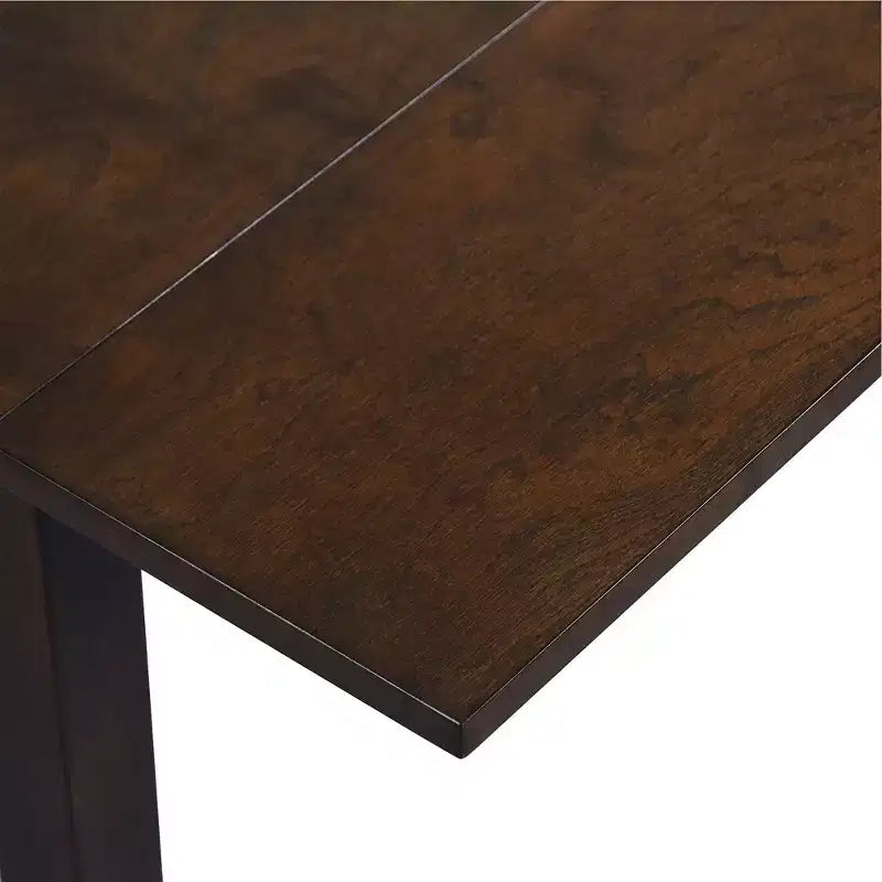 Table de salle à manger extensible 29-45 avec rallonges et pieds en bois d'hévéa