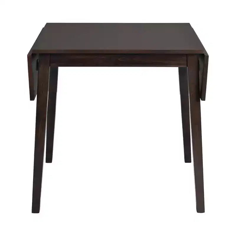 Table de salle à manger extensible 29-45 avec rallonges et pieds en bois d'hévéa