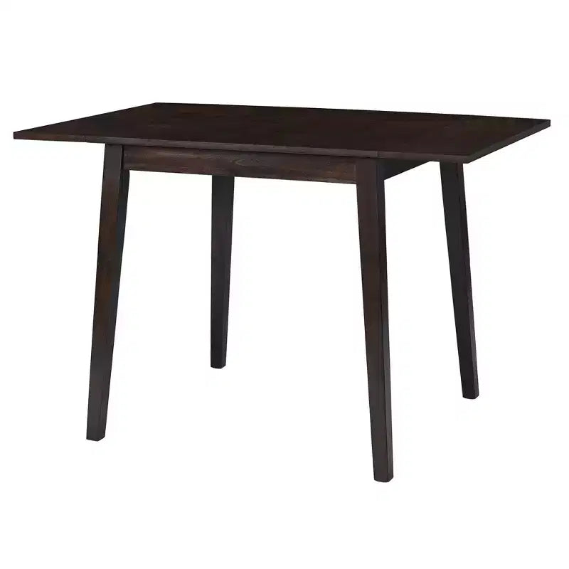 Table de salle à manger extensible 29-45 avec rallonges et pieds en bois d'hévéa