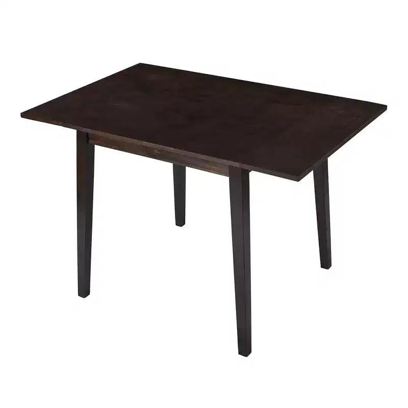 Table de salle à manger extensible 29-45 avec rallonges et pieds en bois d'hévéa