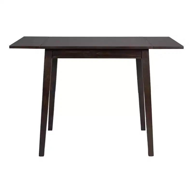 Table de salle à manger extensible 29-45 avec rallonges et pieds en bois d'hévéa