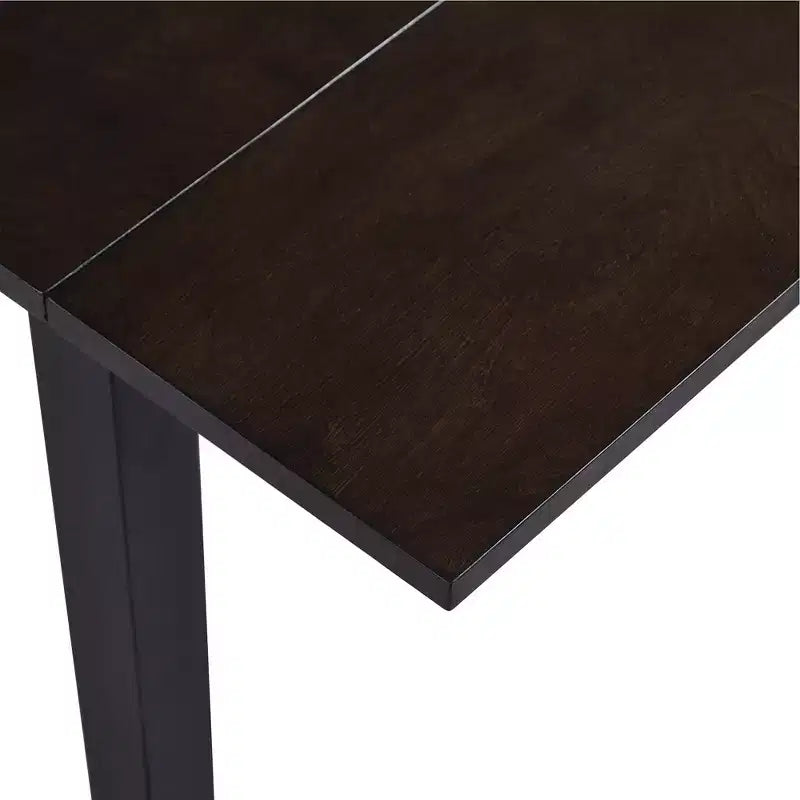 Table de salle à manger extensible 29-45 avec rallonges et pieds en bois d'hévéa