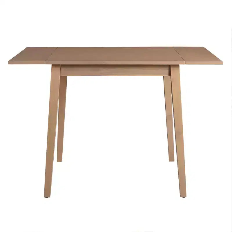 Table de salle à manger extensible 29-45 avec rallonges et pieds en bois d'hévéa
