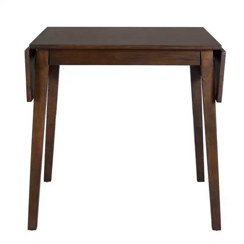 Table de salle à manger extensible 29-45 avec rallonges et pieds en bois d'hévéa