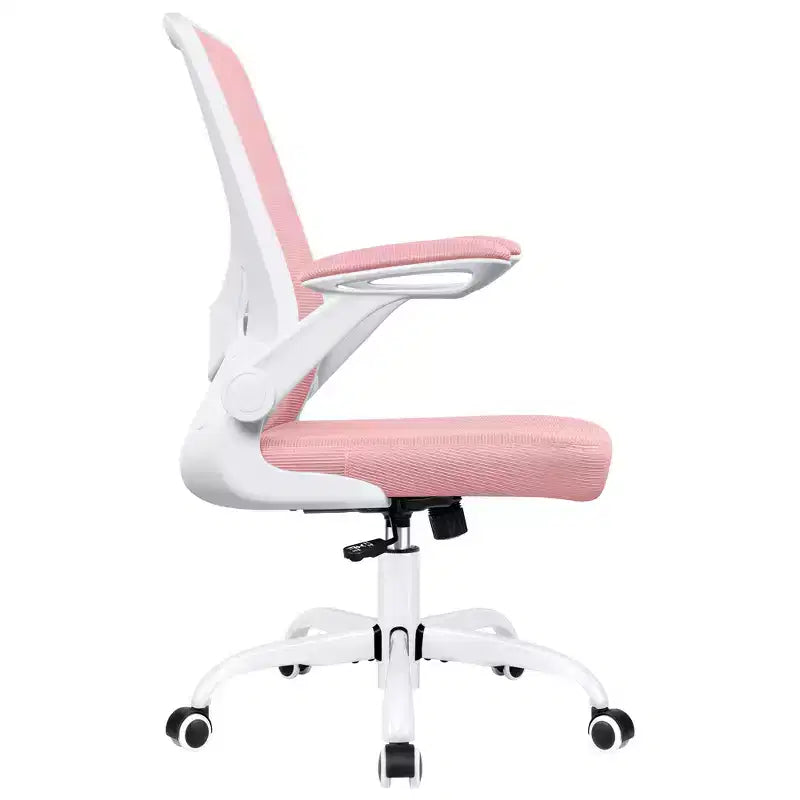 Chaise de bureau ergonomique, Chaise d'ordinateur en maille, avec support lombaire, Accoudoirs rotatifs et réversibles, Réglable en hauteur