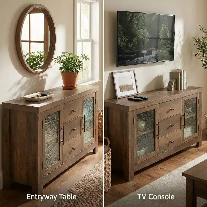 54,4 Buffet moderne avec armoire de rangement polyvalente
