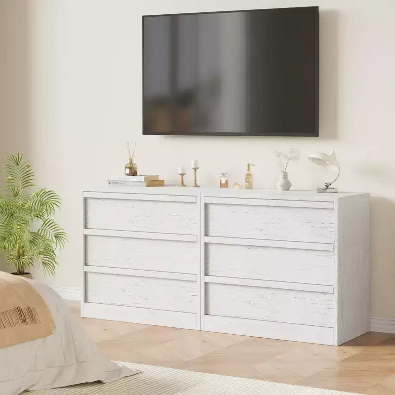 Commode 3/4 tiroirs pour chambre à coucher, Table de chevet en chêne naturel 3 tiroirs avec grand rangement, Petite table d'appoint moderne pour salon, chambre d'enfant